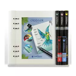 Chameleon flomasteri sa sveskom Filofax- set od 6 komada