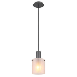 Globo 15904HF - Luster na sajli TULIVAR 1xE27/40W/230V prečnik 18 cm bela