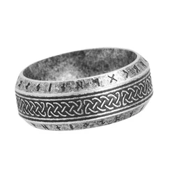 Prstan Nordic Vintage Viking - Silver - SS8-R196 retro silver