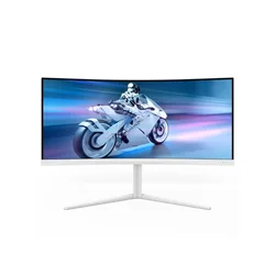 Monitor PHILIPS 34M2C5501A/00 34/VA,zakrivljen,21:9/3440x1440/180Hz/1ms GtG/HDMIx2,DP,USB/bela (34M2C5501A/00)