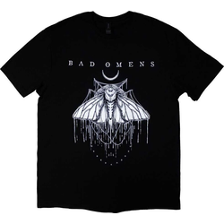 Bad Omens Majica Moth Unisex Black L