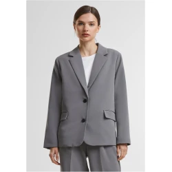 Womens long jacket gray