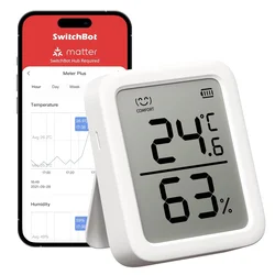 Switchbot SwitchBot notranji termometer/higrometer, Bluetooth, APP nadzor