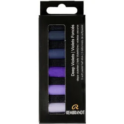 Rembrandt Soft Pastels Deep Violets Set 5 Pieces