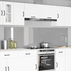 Kuhinjski zid 2 pcs Svijetlo siva 110 x 60 cm