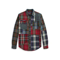 Polo Ralph Lauren Srajca temno modra/temno zelena/temno rdeča/bela