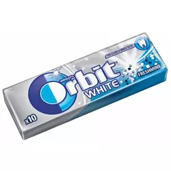ZVAKE WHITE FRESHMINT 14G ORBIT