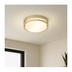 Brilagi - Plafonsko svetlo ORINO 2xE27/40W/230V O 27 cm zlatna/hrast