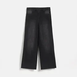 Reserved - Elastične wide leg farmerke