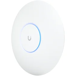 UBIQUITI U6 Pro; WiFi 6; 6 spatial streams; 140 m2 (1,500 ft2) coverage; 350+ connected devices; Powered using PoE; GbE uplink.