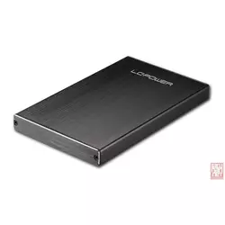 LC Power LC-25U3-Becrux-C1, External USB Type-C 3.1 HDD enclosure for 2.5 SATA HDDs, black