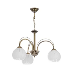Luster na lancu 3xE27/60W/230V