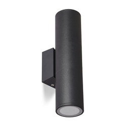 Spoljno zidno svetlo 2xGU10/35W/230V IP54, okruglo, crne boje