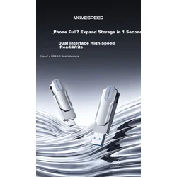 Move Speed USB Flash memorija, 128GB, OTG, Type-C, USB 3.2