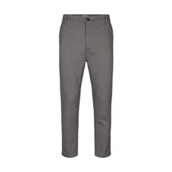 !Solid Chino hlače DAVE BARRO, siva