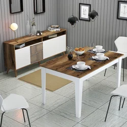 Hanah Home Set TV Komoda i klub sto Orah
