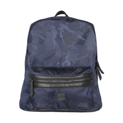 Camo Jacquard Navy Mask Backpack