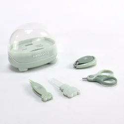 Kikka Boo Manikir set za bebe 4 dela Bear Mint
