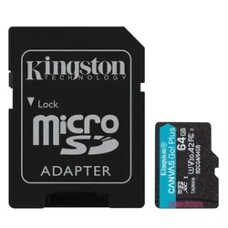 Kingston Micro SD 64GB Canvas Go Plus SDCG4/64GB +adapter