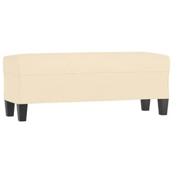 Vidaxl Klop krem 100x35x41 cm blago