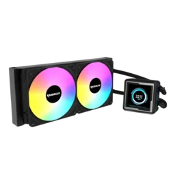 Raidmax Hladnjak za procesor Infinita LM240, ARGB, LCD 2.73, Crni