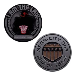 Judge Dredd kolekcionarski novčić Mega-City One, 38 mm