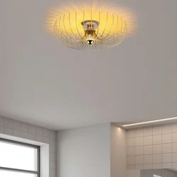 Opviq Luster Karsortel-N-639-1, 56x56x16cm, IP20, Zlatne boje