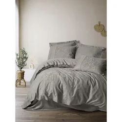 Demure - Mink Mink Satin Double Quilt Cover Set