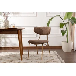 Hanah Home Set trpezarijskih stolica Nancy , 2 komada, Smeđe boje