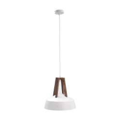 Lestenec na vrvici TRIXI 1xE27/60W/230V bel/rjav