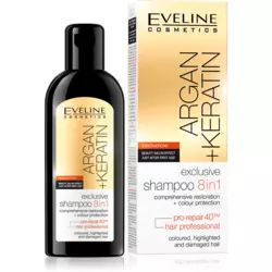 EVELINE - ARGAN+KERATIN ŠAMPON ZA KOSU 8U1 150ML