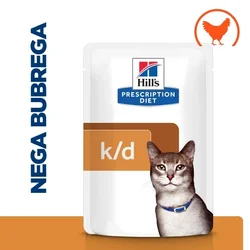 Hills Prescription Diet cat veterinarska dijeta K/D Piletina 12x85g