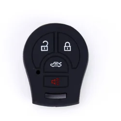 CAR 888 ACCESSORIES Silikonska navlaka za ključeve Nissan crna