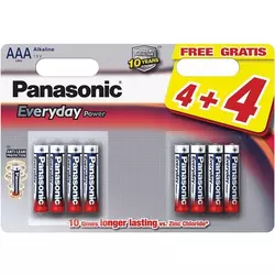 PANASONIC baterije LR03EPS/8BW-AAA 8kom Alkalne Everyday
