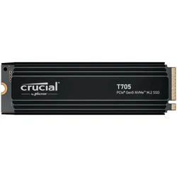 CRUCIAL T705 1000GB NVMe PCIe Gen.5 M.2 2280 Heatsink