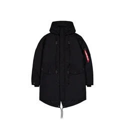 ALPHA INDUSTRIES Prehodna jakna rdeča/črna/bela