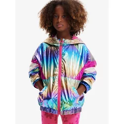 Desigual CHAQ_URANO 3058 TUTUPI – Cappotto Rosa Per Bambine E Ragazze, 100% Poliestere, Girocollo, Maniche Lunghe, Chiusura A Bottoni