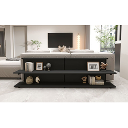 Hanah Home Klub sto Mela, 180x52x22 cm, Crni