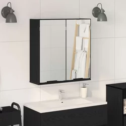 Ogledalo ormar Crni hrast 64 x 20 x 67 cm Konstruirano drvo