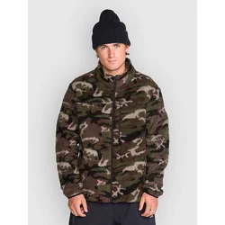 Volcom Nelson Full Zip Sherpa Jacket camoflauge