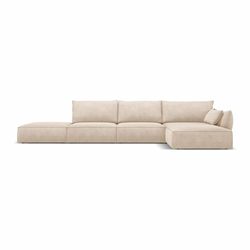 Bež kotni kavč (desni kot) Vanda - Mazzini Sofas