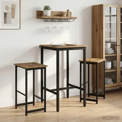vidaXL Barski stol 2 pcs Artisan hrast 40 x 32 x 74 cm Inženirski les