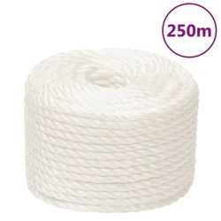Radno uže bijeli 10 mm 250 m od polipropilena