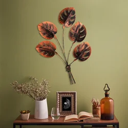 Wallity Zidna dekoracija Monstera 2, 74x94 cm, Šarena
