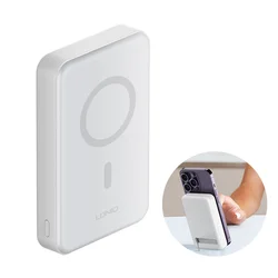 Back up baterija LDNIO PQ16, 10000mAh, 15W bežični, Sivo-bela