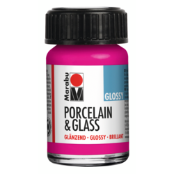 Marabu Boja za porcelan i staklo, Sjajna, 15ml, Magenta