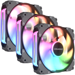 COUGAR APOLAR 120 ARGB ELITE Universal Modular Fan (3pcs pack), Black