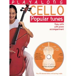POPULAR TUNES CELLO NOTE ZA GODALA PLAYALONG+CD