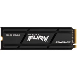 Kingston FURY Renegade 1TB SSD with Heatsink, M.2 2280, PCIe 4.0 NVMe, Read/Write 7300/6000MB/s, Random Read/Write: 900K/1000K IOPS
