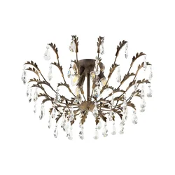 ONLI - Plafonska svetiljka TERESA 5xE14/6W/230V bronzana